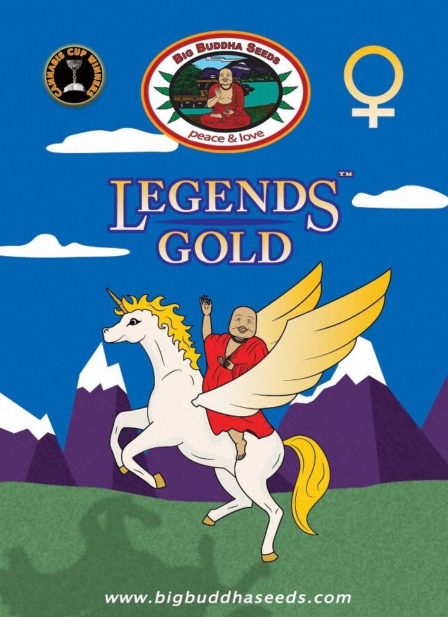Legends Gold - Pack 10 Seeds - Big Buddha Seeds - immagine 2